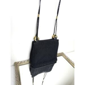 Vintage Bags by Marla Black Beaded Evening Bag and Gold Metal